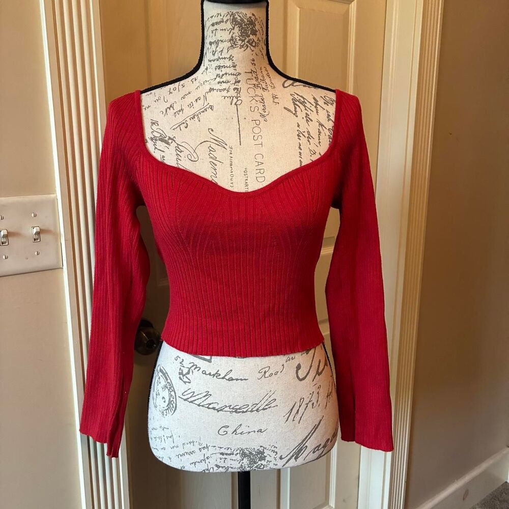 Madden-girl Women's Red Crop-top